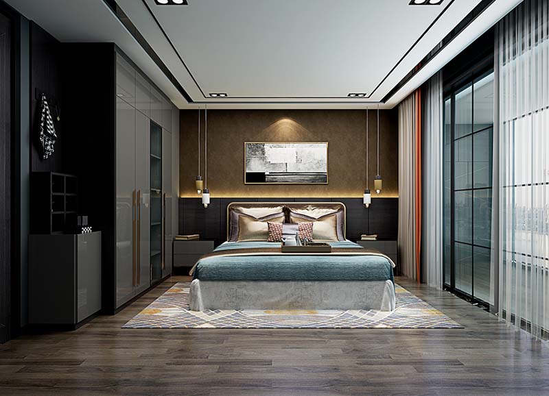 6臥室空間-平開(kāi)門衣柜01