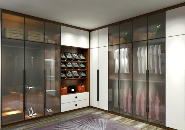 定制衣柜使用玻璃柜門好嗎?