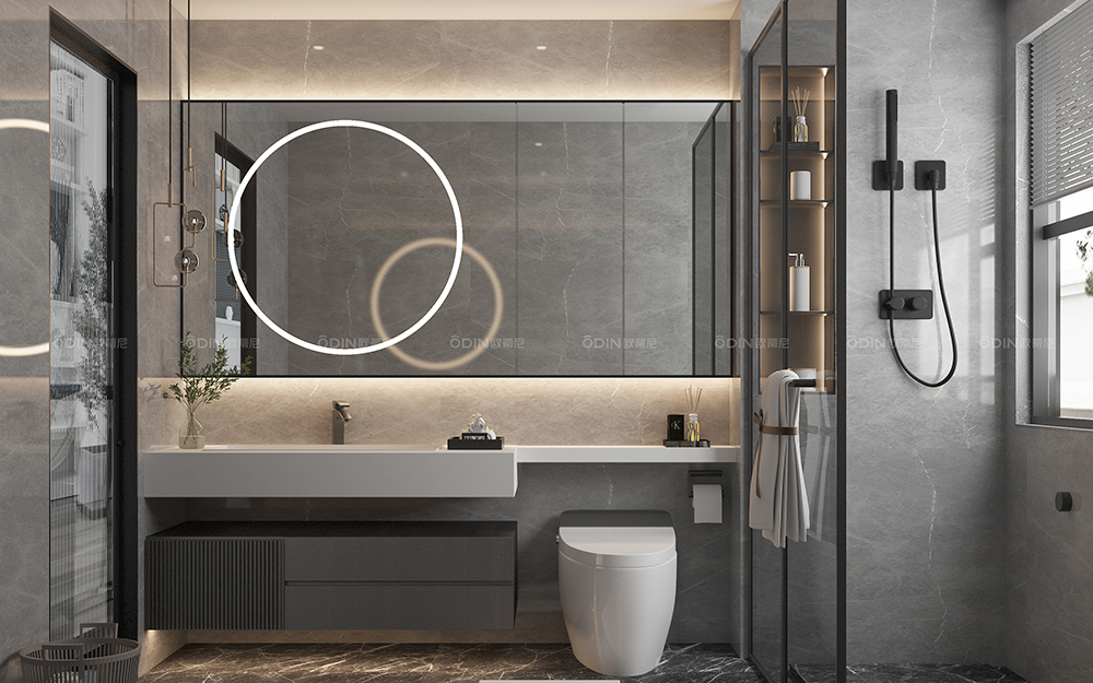 潮系列裝修風格浴室柜效果圖大全裝修風格全屋定制效果圖大全8